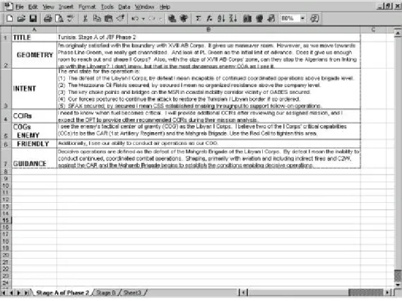 Figure A-4, on page A-4, is an example of how current capabilities combine graphic display products and text to record the CBAE