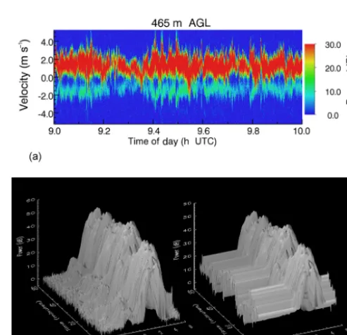 Fig. 1, and the spectra measurements in Fig. 2.To include some of this additional information, a secondmore recent ARM radar data processing methodology, Mi-
