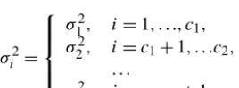 Table 1. Percentages of total numbers of change points detectedby SRSD (change pointp, 30, 2) in each series on average and hits of the true c1 = 51