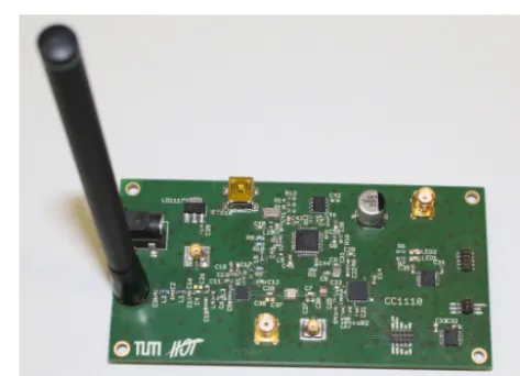 Figure 2. Marked fawn dummy and realized GPS- UHF-transponder.