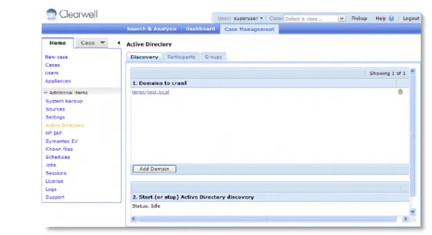 Figure 4-2   Configuring the AD Crawler