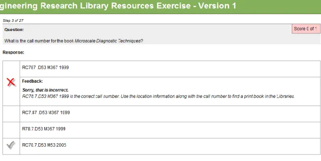 Figure 4. Engineering Research Library Resource Exercise. 