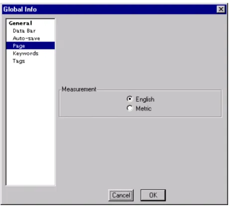 Figure 2-9 Global Info—Page.