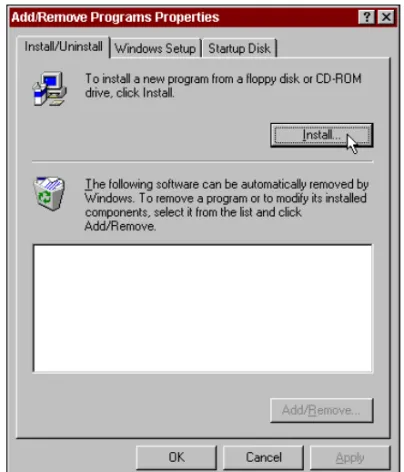 Figure 2-2.  Add/Remove Programs Properties Dialog Box