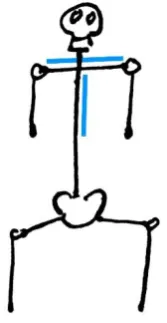 Figure 15, blue lines indicate the position of a stretch sensor 