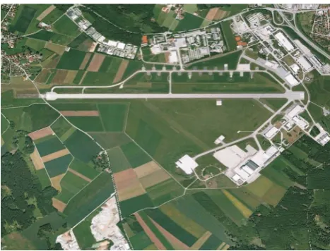 Fig. 1. Google Earth image of the test area.