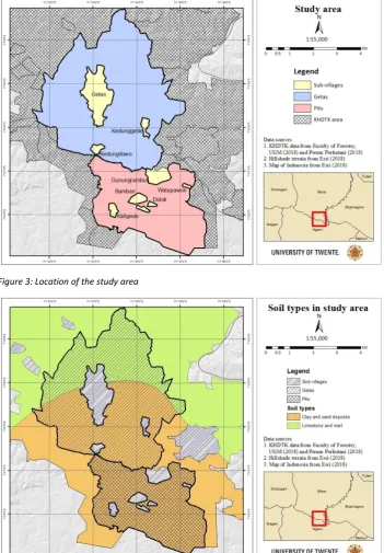 Figure 3: Location of the study area 