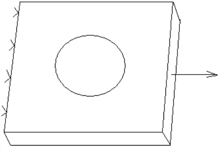 Fig. 6.   Beam fixed at one end and axially loaded at other end 