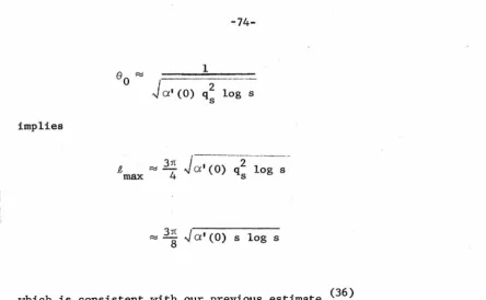 Figure 4 shows a schematic picture of the £-plane for this amplitude. 