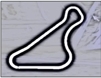 FIGURE 5. Screenshot of track used in this experiment. 