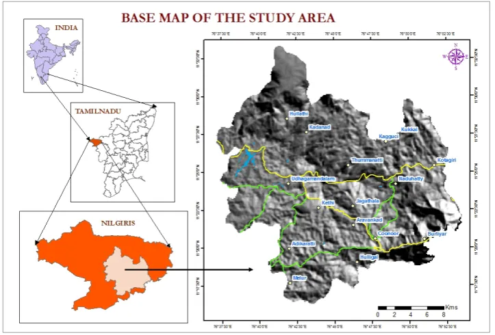 Fig 1: Base Map of the study area 