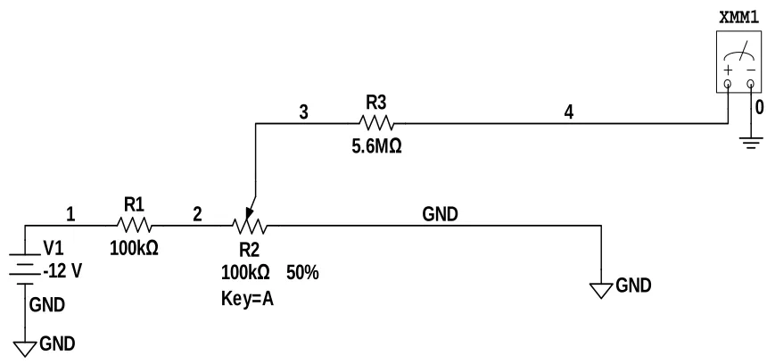 Figure 2: Nano-Source Circuit (Designed Bio-Sensor Output Simulated in the Laboratory) 