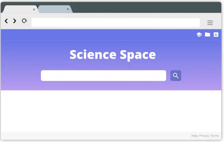 Figure 3: Mock-up of a simple search interface