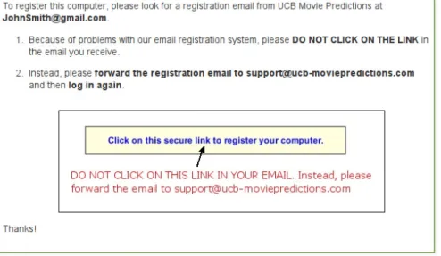 Figure 5.6: Our simulated attacks against email registration.