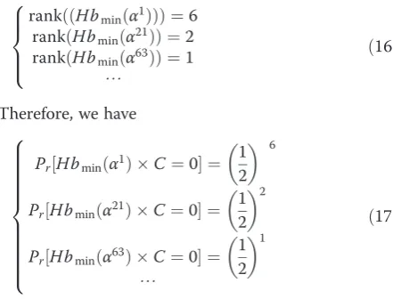 Figure 3 shows the probabilities that the elements in6
