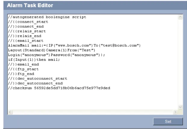 Figure 4.2: Alarm Task Engine script