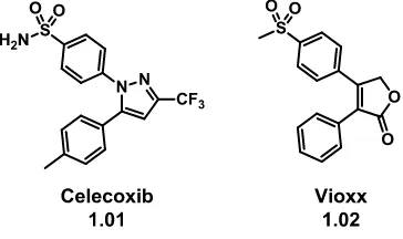 Figure 3 Celecoxib 1.01 and Vioxx 1.02 