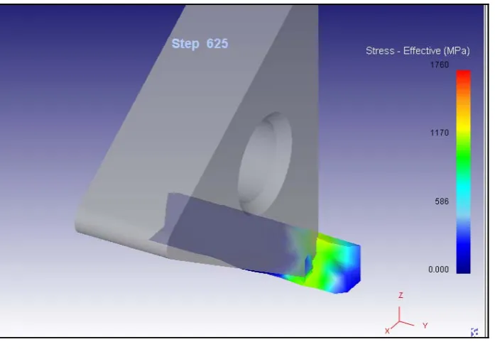 Figure 2.1: Schematic of orthogonal cutting modeling for JIS S45C steel using DEFORM software