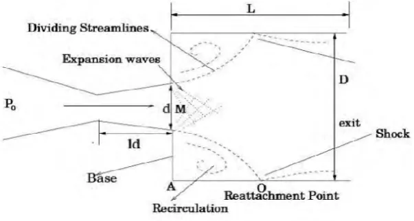 Fig 1: Sudden Expansion Flow field   