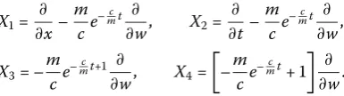 Table 1 Two groups of nonlinear ordinary differential equations