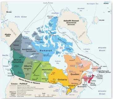 Figure 1.7 Regional Map of Baffin Bay-Davis Strait. Source: The Baffin Bay Observing System (BBOS) Brochure (lead author Soeren Rysgaard)