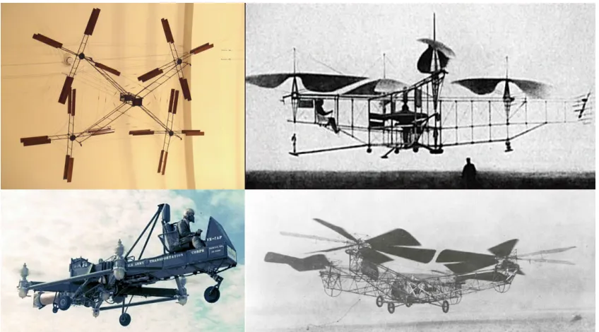 Figure 1.5: Modern UAVs
