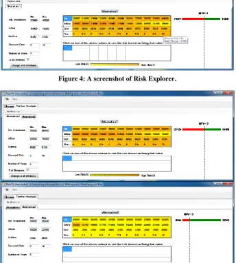 Figure 4: A screenshot of Risk Explorer. 