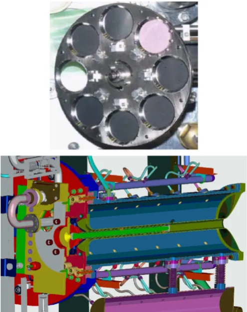 Fig. 6. Side view of the secondary beamline. The length of the decay volumeis � 96 m.