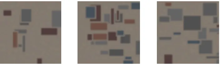 Figure 7. Grid layout used to create synthetic images for dataset 2. 