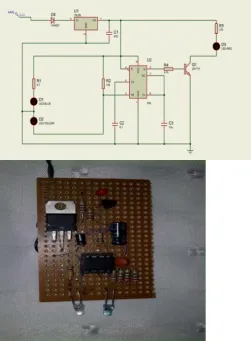 Fig 5 .IR Transmitter and Receiver.      