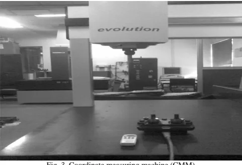 Fig. 3. Coordinate measuring machine (CMM)  