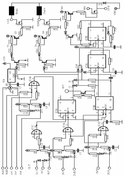 Fig 3: Card’s electronics schematic diagram 