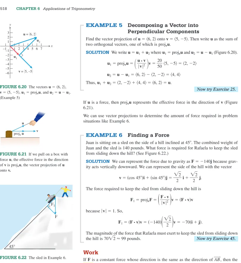 FIGURE 6.22 The sled in Example 6.