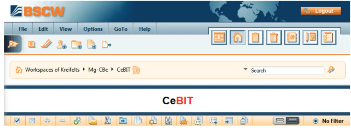 Figure 11: Header section of a folder with banner 