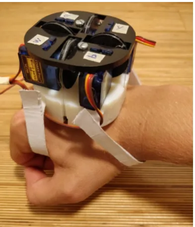 Figure 4.1: The structural design placed on a hand.