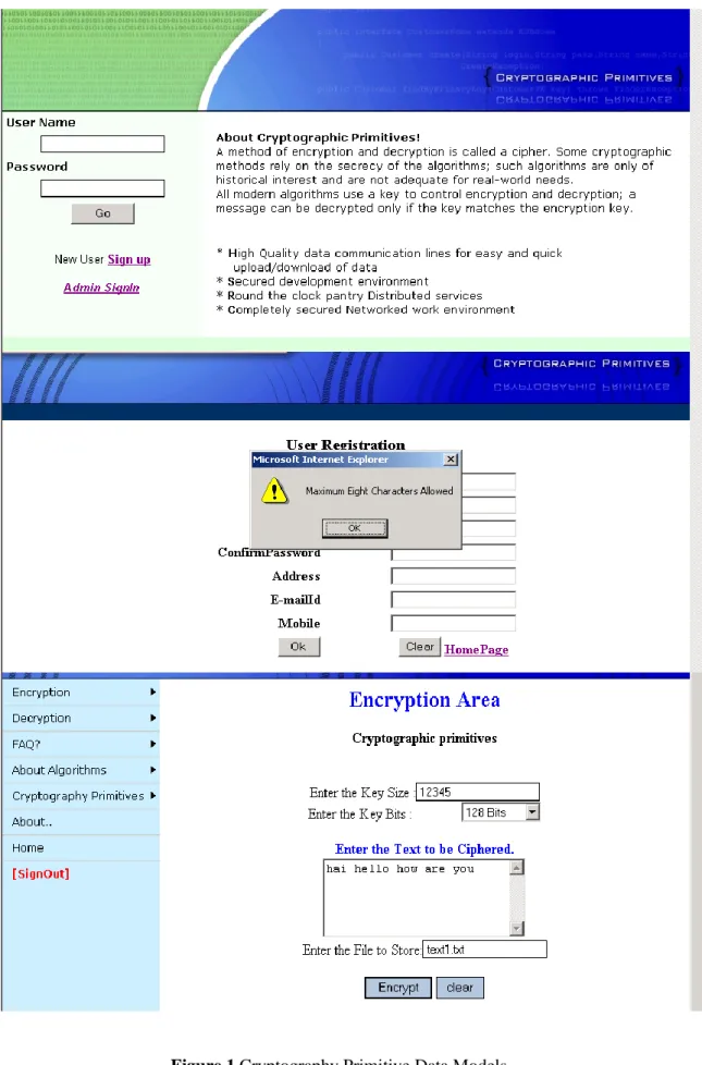Figure 1 Cryptography Primitive Data Models 