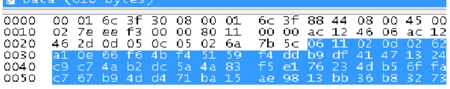 Figure 10. Captured AUTHENTICATION_REQUEST Frame