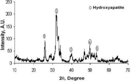 Figure.7 shows the scanning electron micrograph image of Al2O3 before coating. The image shows the curved grain boundaries throughout the surface which may be useful for better coating