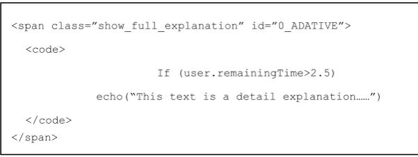 Figure 5.Figure 5.  Code snippet 2: A rule is directly applied to the content.Code snippet 2: A rule is directly applied to the content