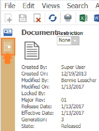 Figure 4.17: table of documents with different states 