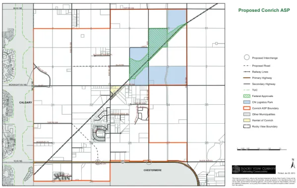 Figure 4: Conrich Community Development Strategy Study Area