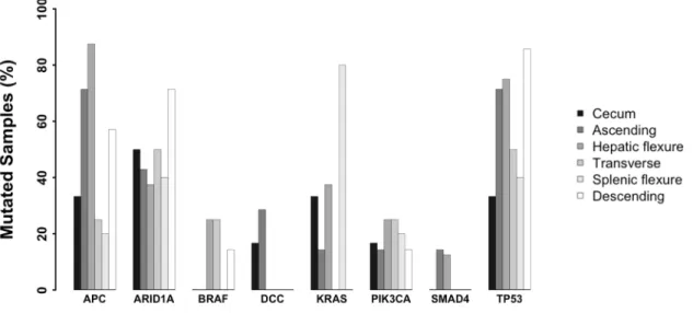 Figure 2: Classification of variants identified in CC samples.  (A) Bar chart showing the distribution of transitions