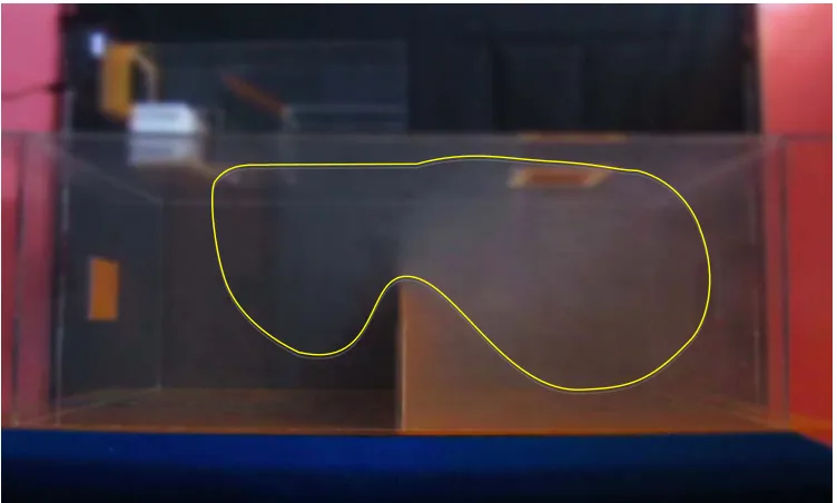 Fig. 9 Flow Visualization Using Smoke 