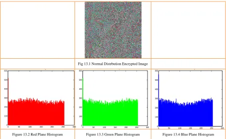 Fig 13.1 Normal Distrbution Encrypted Image  