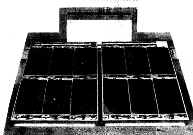 Figure 4: Glazed Solar Batts collector 