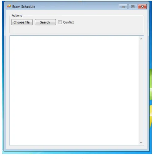 Figure 2. User interface. 