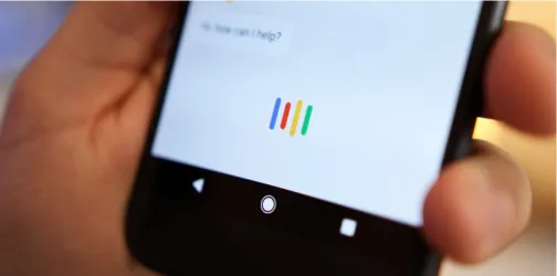Figure 3. ​Google Voice assistant indicating that it is listening.  18