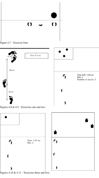 Figures 4.10 & 4.11 – Exercises three and five.          