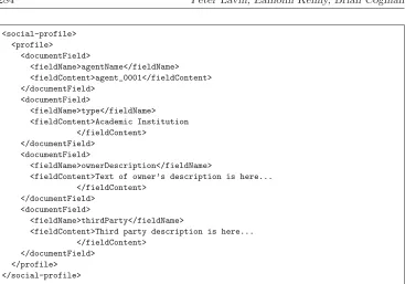 Figure 2. Structure of Original Social Proﬁle XML File.
