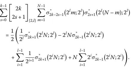 Table 2 Identities of divisor functions